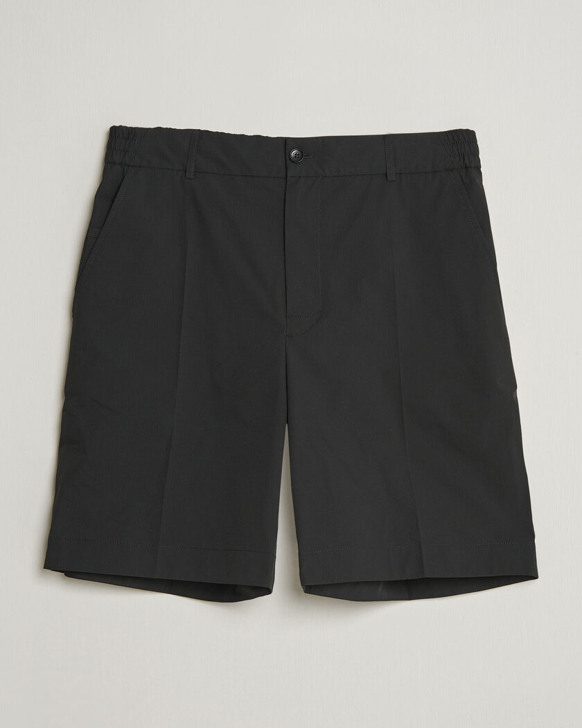 Auralee Light Wool Gabardine Shorts Black at CareOfCarl.com