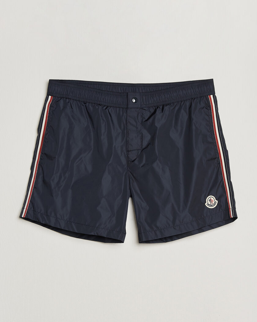 Moncler Contrast Band Swim Shorts Navy – Blue