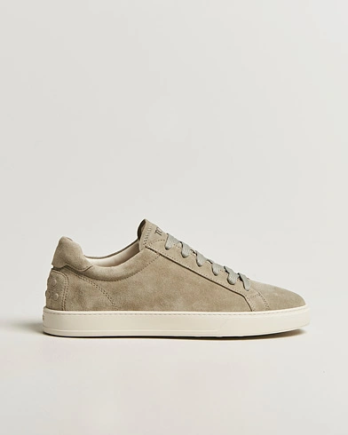 Tod's Cassetta Lacciata Sneaker Sage Suede – Green