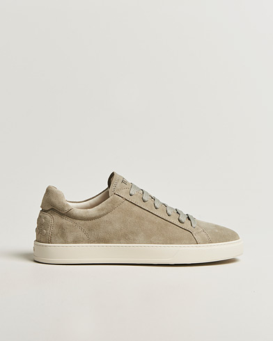 Tod's Cassetta Lacciata Sneaker Sage Suede – Green