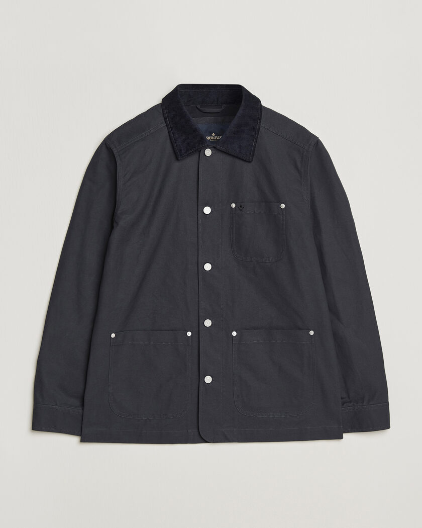Morris Belmont Wax Shirt Jacket Navy – Blue