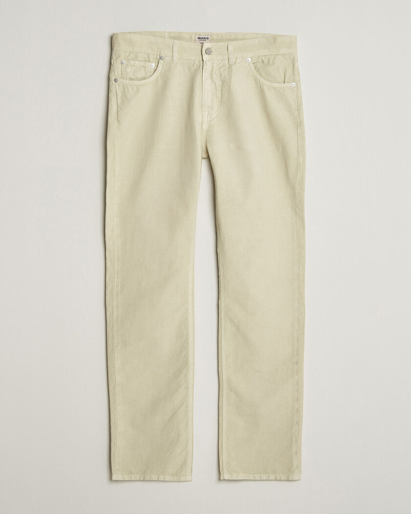Auralee Washed Canvas Pants Light Brown at CareOfCarl.com