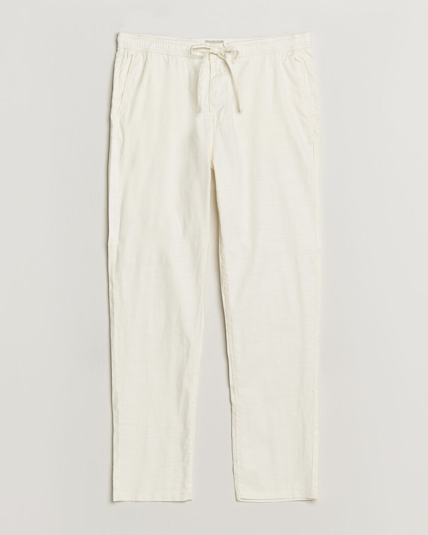 Morris Fenix Linen Trousers Off White – White