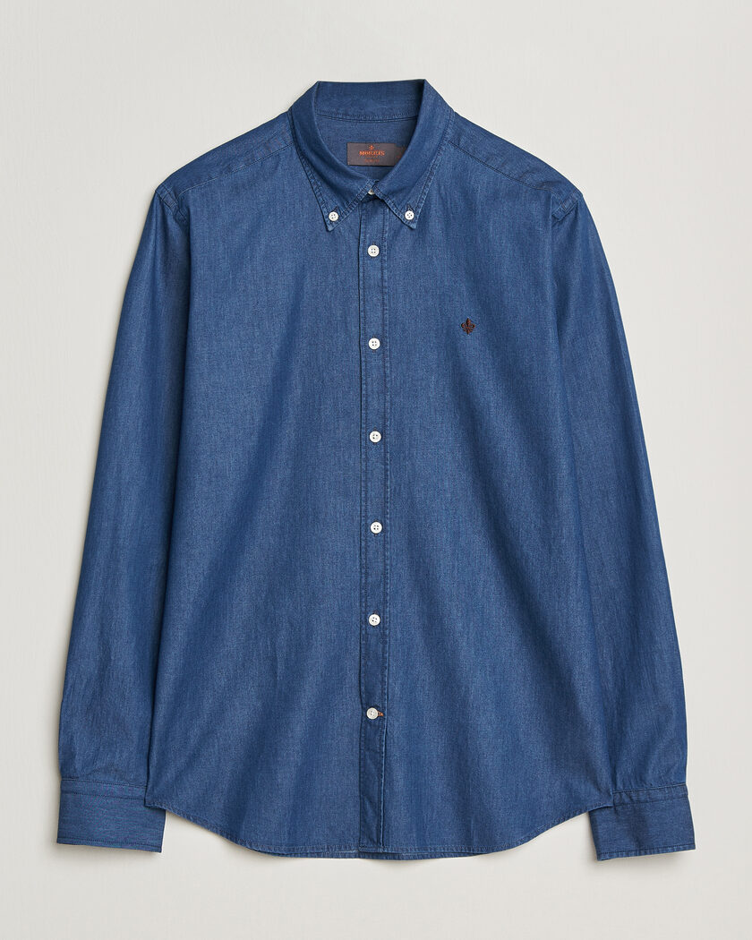 NN07 Levon Tencel Denim Shirt Black at CareOfCarl.com