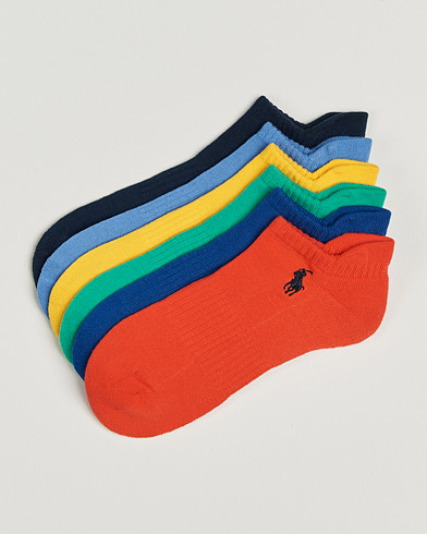 Polo Ralph Lauren 6-Pack Sneaker Sock Multi – Multi-colour
