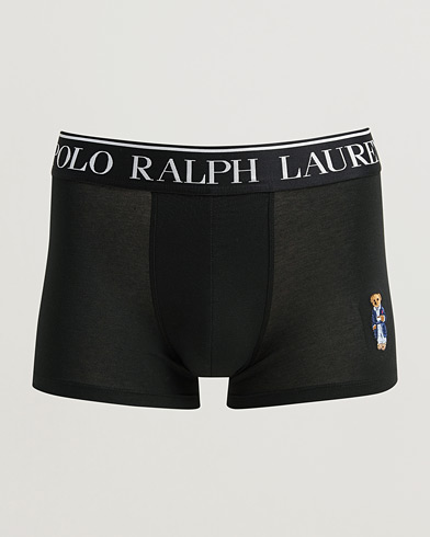 Polo Ralph Lauren Cotton Bear Trunk Polo Black – Black