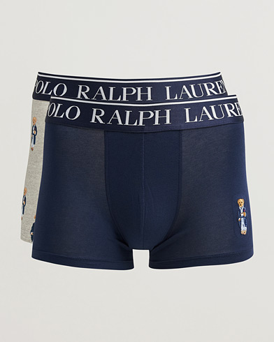 Polo Ralph Lauren 2-Pack Cotton Trunk Navy/Taylor Heather – Multi-colour