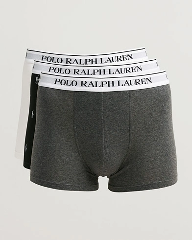 Polo Ralph Lauren 3-Pack Trunk White/Grey/Black – Multi-colour