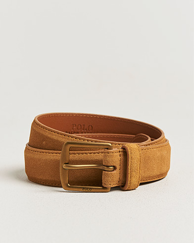 Anderson's Suede 3,5 cm Belt Beige at CareOfCarl.com
