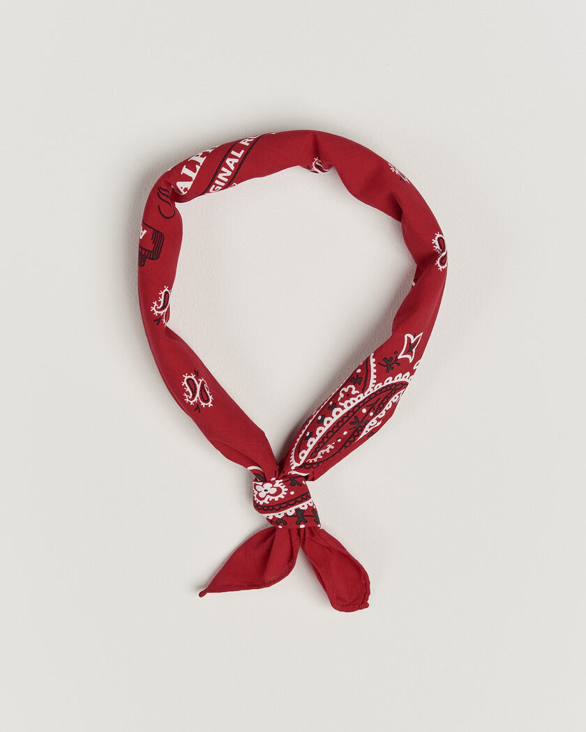 Polo Ralph Lauren Cotton Printed Bandana Red/White – Red