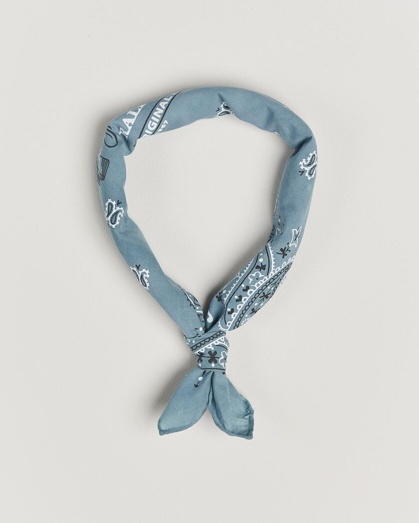 Polo Ralph Lauren Cotton Printed Bandana Vessle Blue – Blue