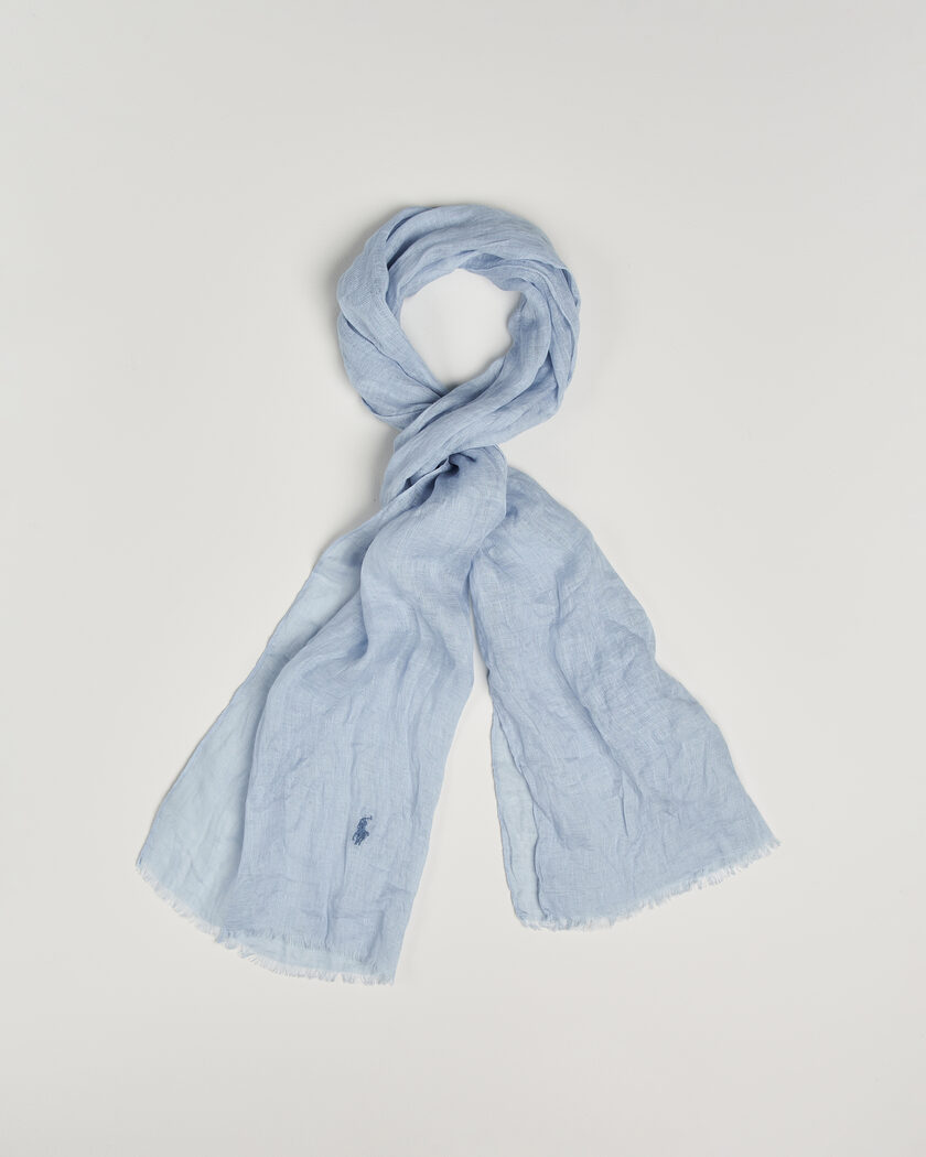 Polo Ralph Lauren Linen Scarf Chambray – Blue