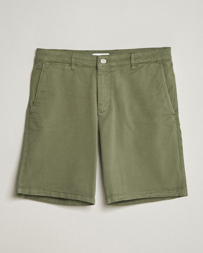 NN07 Aden Regular Fit Chinos Capers Green – Green