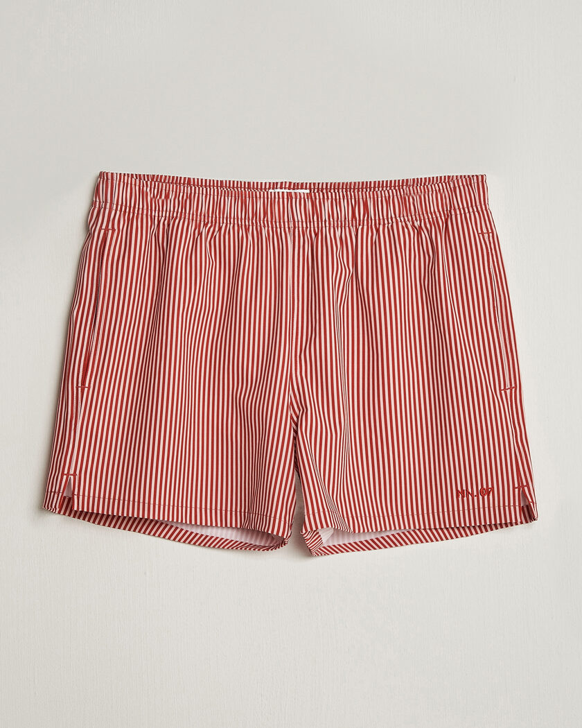 NN07 Holiday Swimshorts Red/White – Red