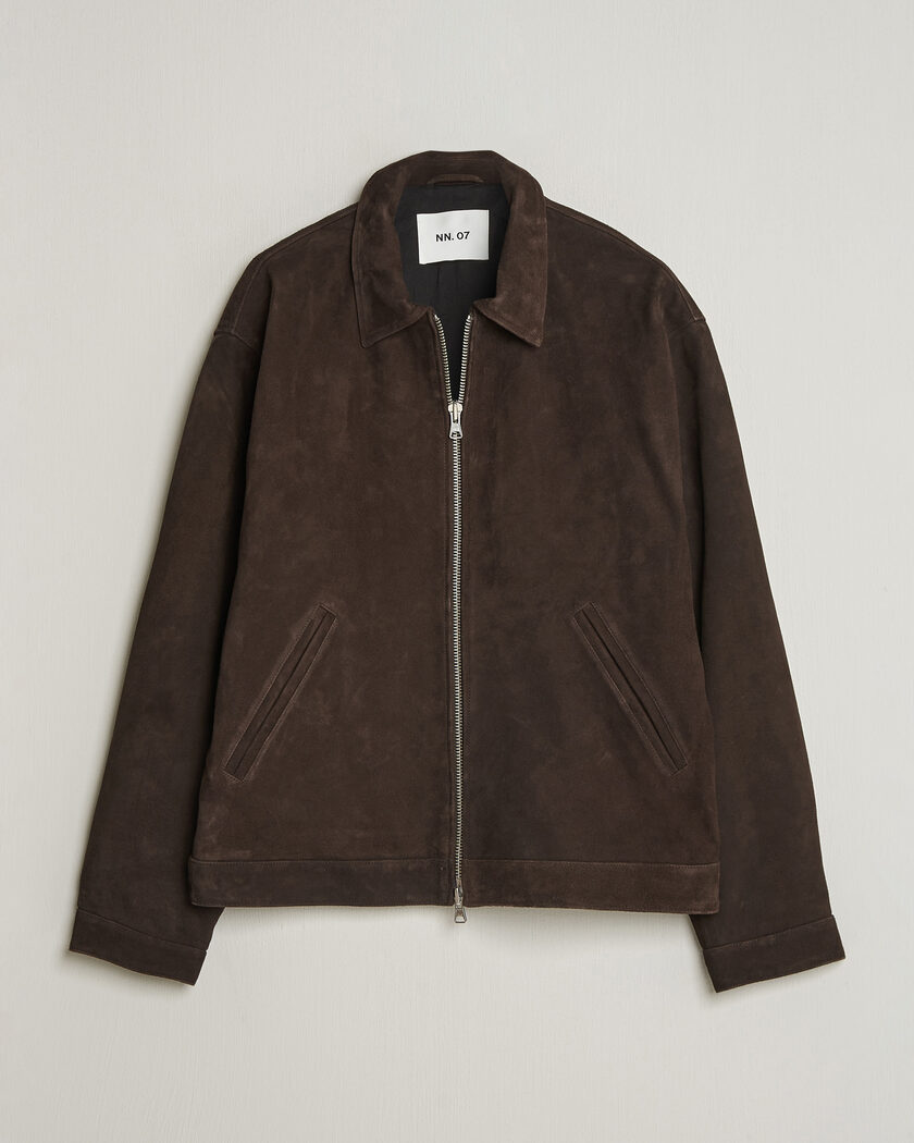 NN07 Petrus Suede Jacket Deep Truffle – Brown