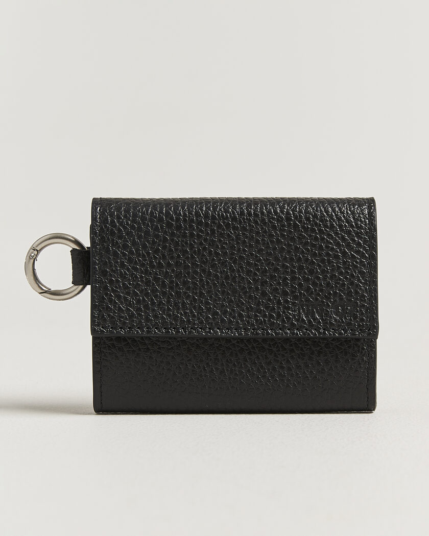 NN07 Foldo Grained Leather Wallet Black – Black