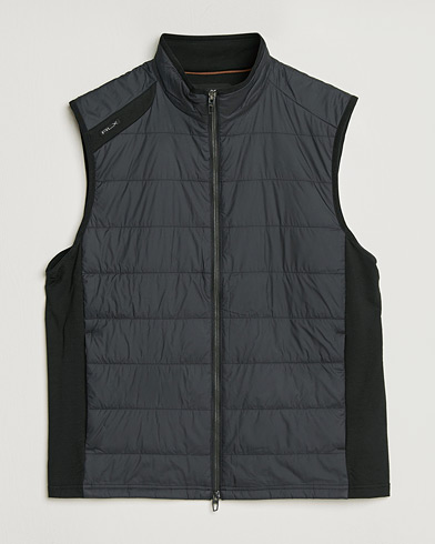 RLX Ralph Lauren Performance Wool Vest Polo Black – Black