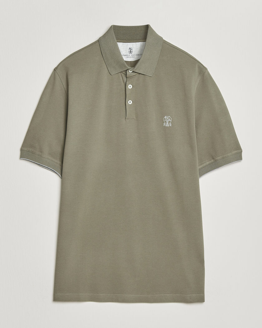 Auralee Wool Rib Knit Skipper Polo Ecru at CareOfCarl.com