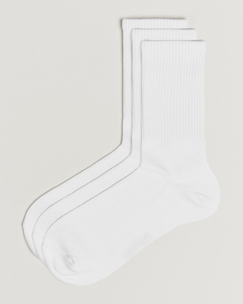 Bread & Boxers 3-Pack Sport Sock White – White