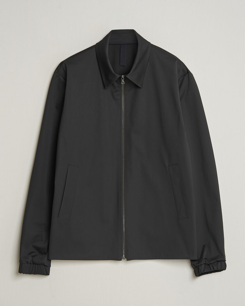 Stone Island Supima Cotton Stretch Hooded Jacket Black at