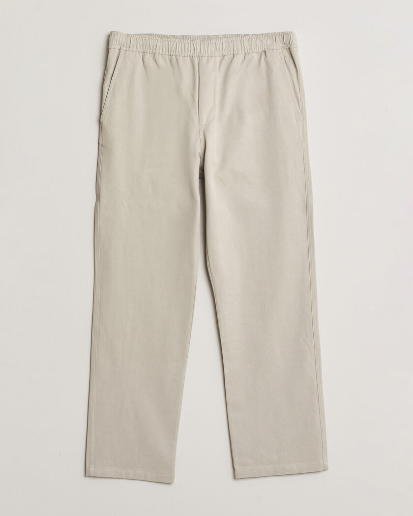 Samsøe Samsøe Jabari Cotton Drawstring Trousers Moonstruck – Beige