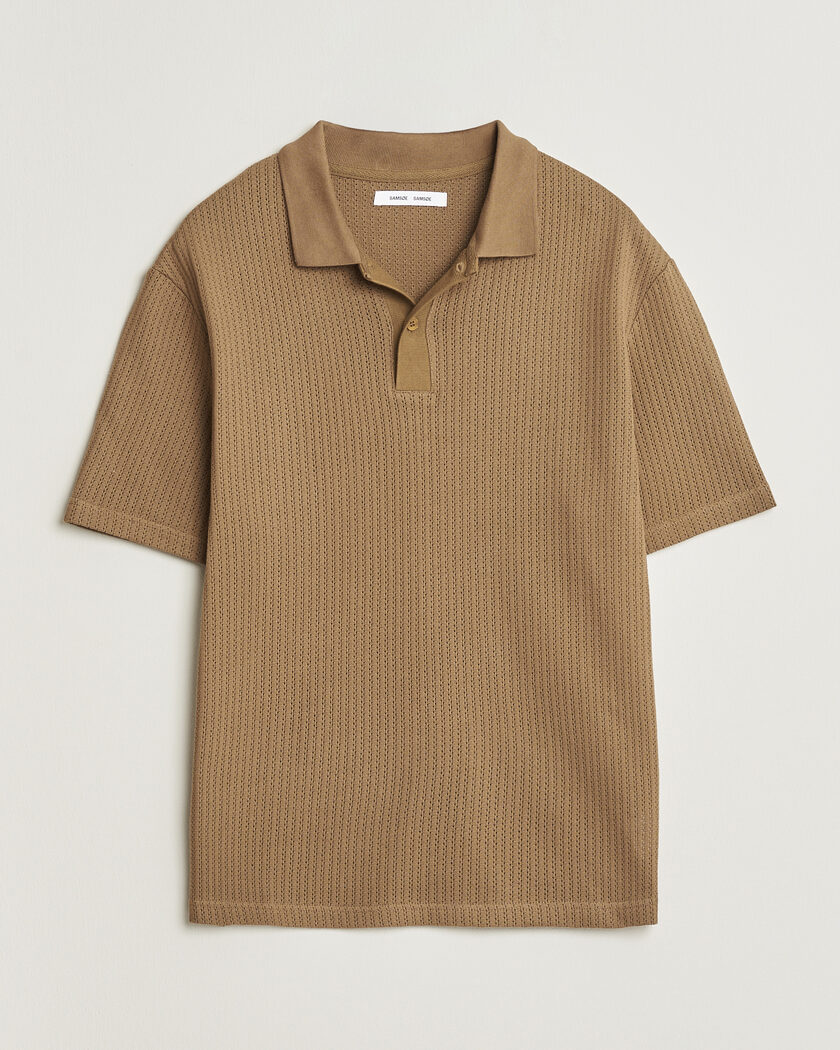 Samsøe Samsøe Jase Polo Kangaroo – Brown