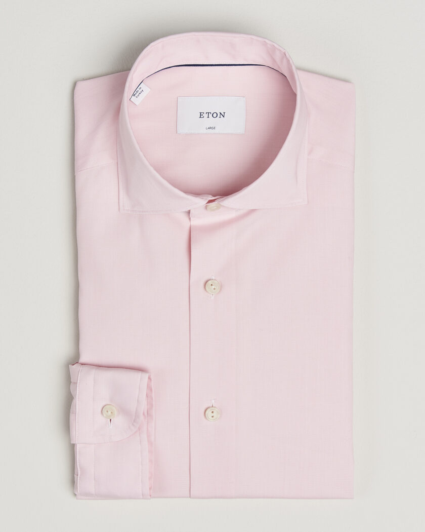 Eton Casual Fit Breeze Poplin Shirt Pink – Pink