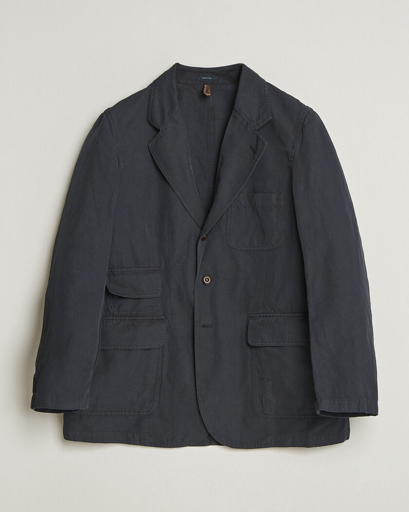 Drake's MKIV Clean Twill Games Blazer Navy – Blue