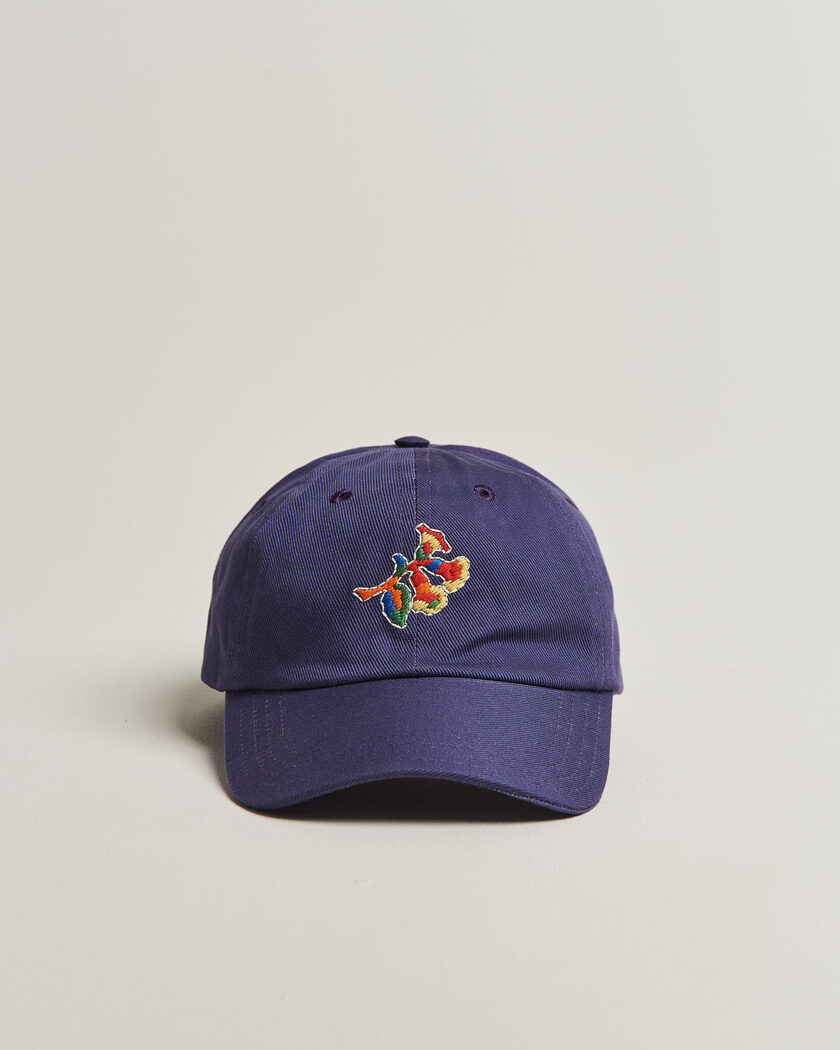 Drake's Tapisserie Twill Baseball Cap Blue – Blue