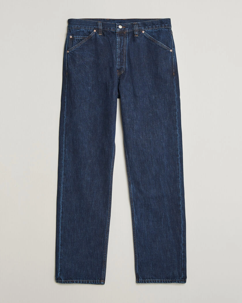 Drake's 5-Pocket Japanese Selvedge Denim Stone Wash – Blue