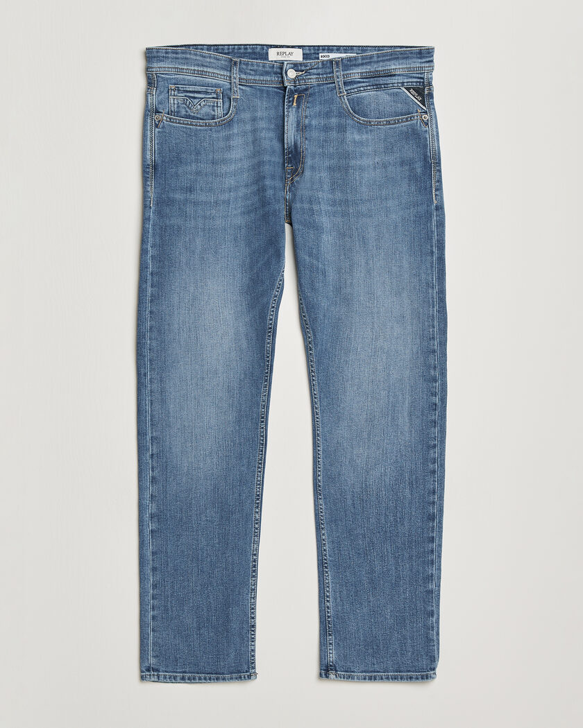 Replay Rocco Comfort Fit Powerstretch Jeans Light Blue – Blue