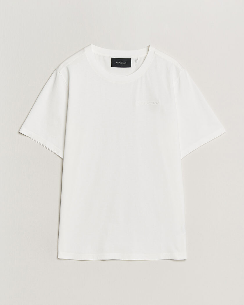 Jil Sander Round Collar Logo T-Shirt White at CareOfCarl.com