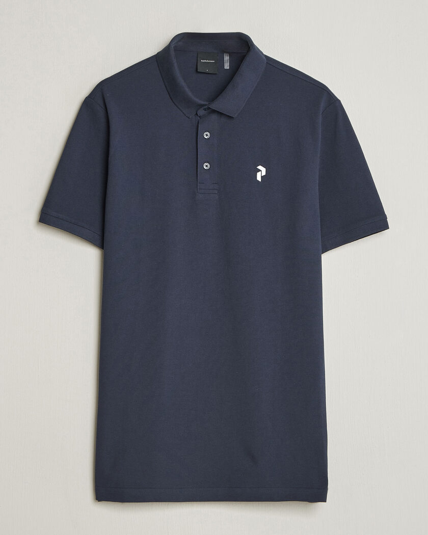 Peak Performance Classic Cotton Polo Blue Shadow – Blue