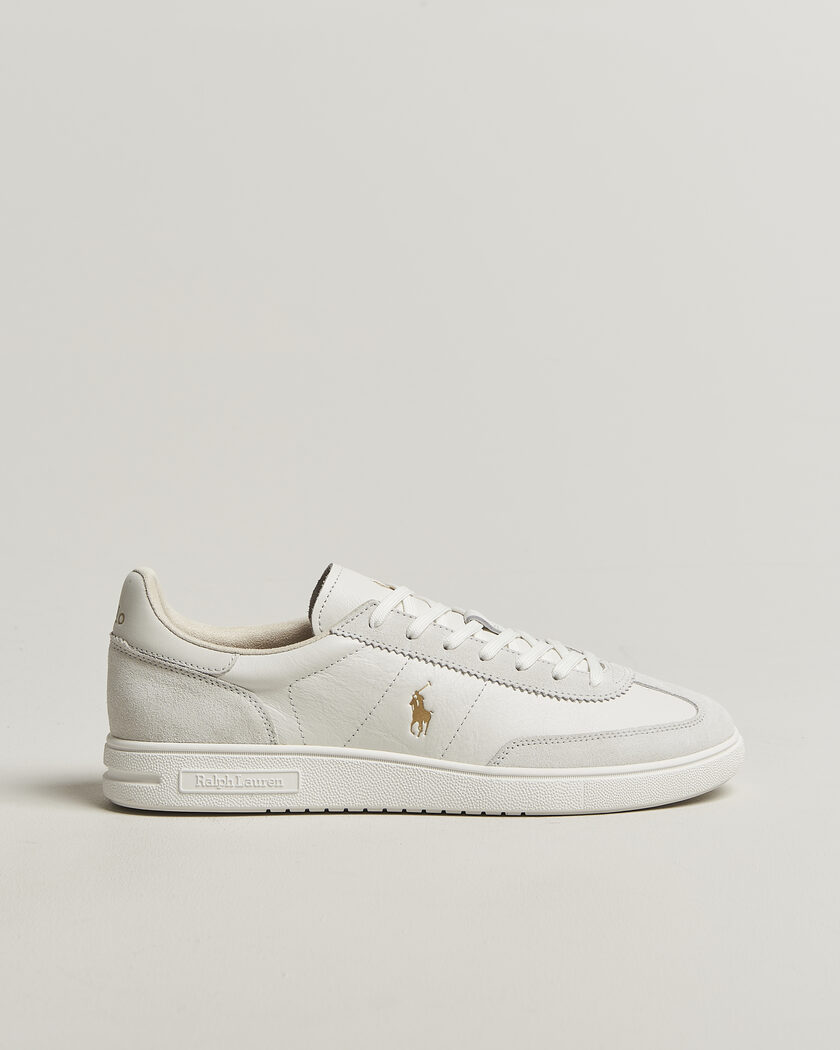 Polo Ralph Lauren Bedford Leather/Suede Sneakers Bianco – White