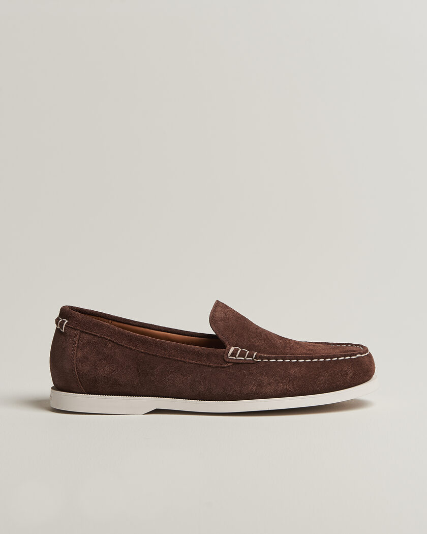 Polo Ralph Lauren Merton Casual Suede Loafers Dark Brown – Brown