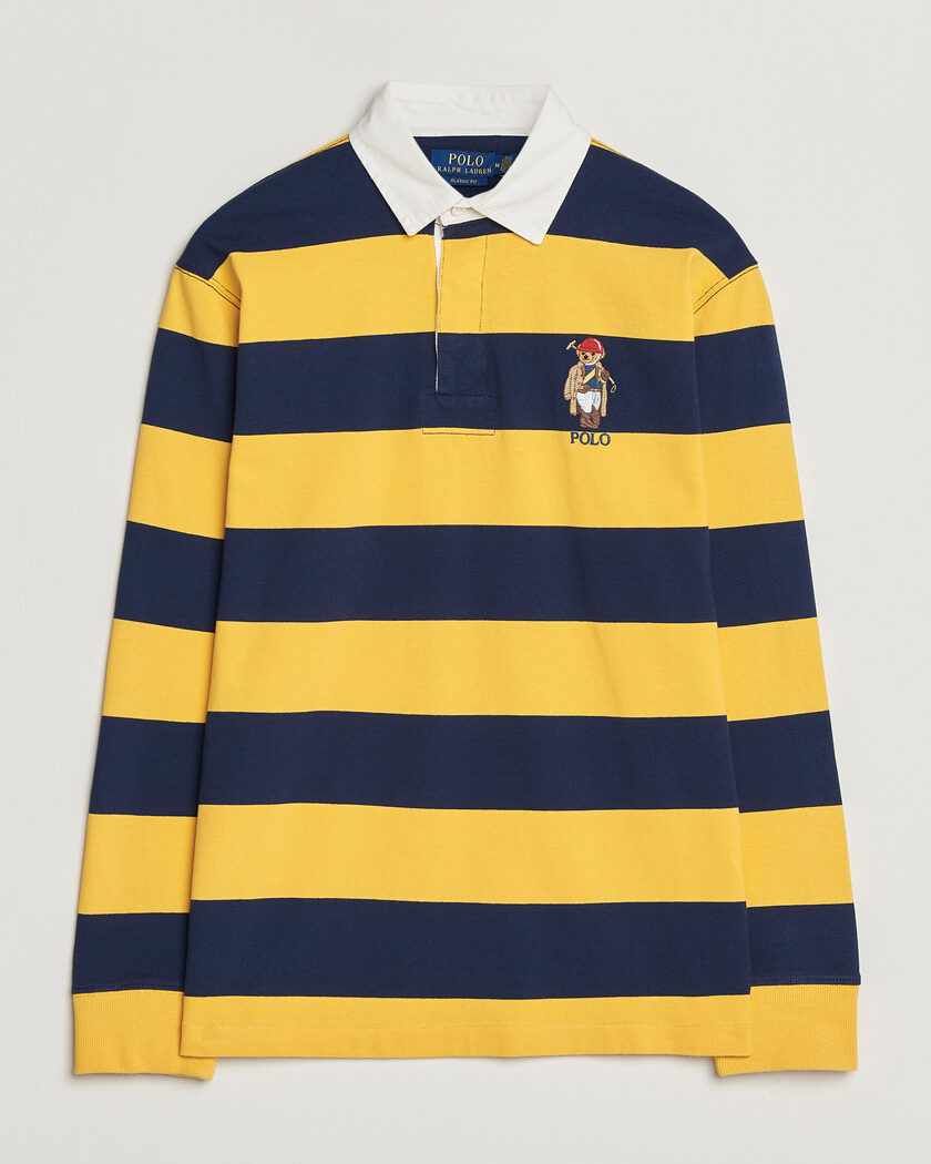 Polo Ralph Lauren Jersey Striped Rugger Yellow/Classic Azure at
