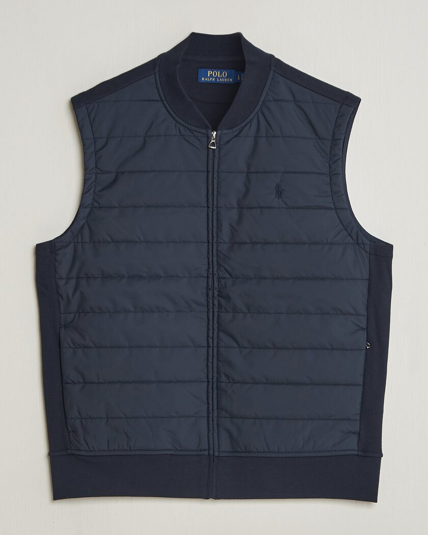 Polo Ralph Lauren Double Knitted Jaquard Vest Aviator Navy – Blue