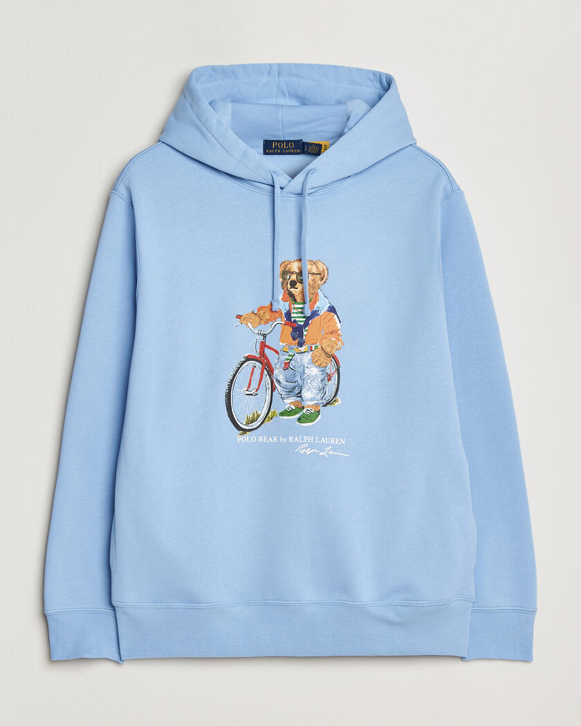 Polo Ralph Lauren Full-Zip Hoodie Earth Blue at CareOfCarl.com