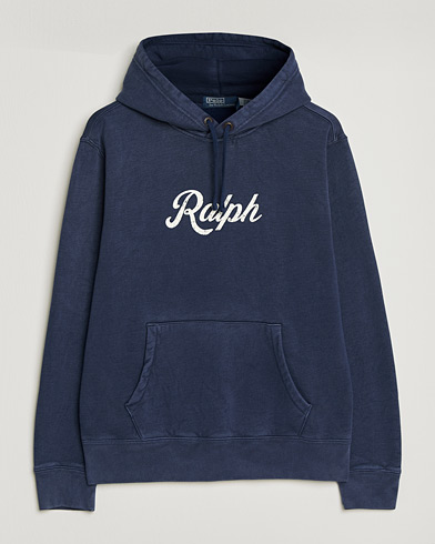 Polo Ralph Lauren Vintage Fleece Logo Hoodie Dark Cobalt – Blue