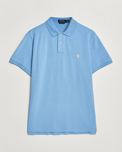 Polo Ralph Lauren Custom Slim Fit Polo Bristol Blue – Blue