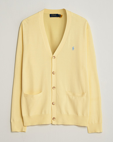 Polo Ralph Lauren Cotton Cardigan Wicket Yellow – Yellow