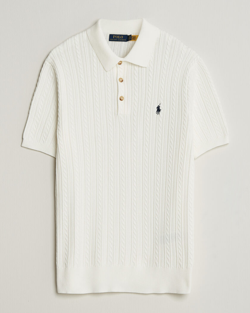 John Smedley Adrian Slim Fit Sea Island Polo Parchment at