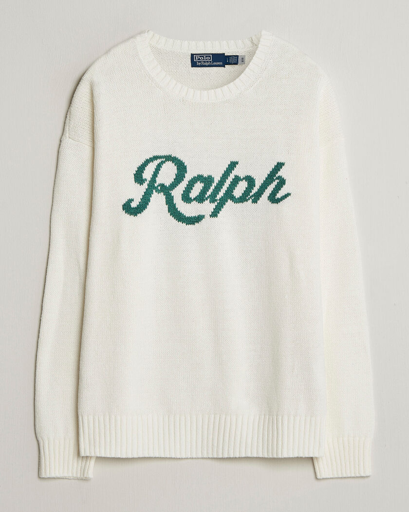 RLX Ralph Lauren Bear Golfer Knitted Sweater Polo Black at