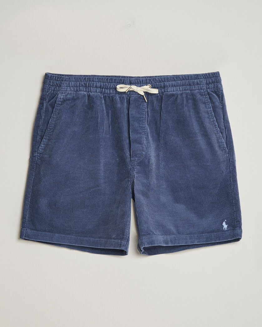 Polo Ralph Lauren Corduroy Shorts Boston Navy - Size: XS / Mens clothing