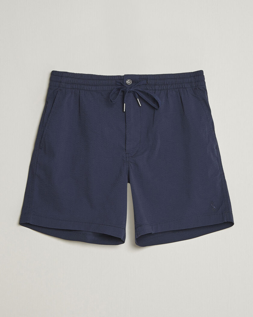 Polo Ralph Lauren Seersucker Shorts Newport Navy – Blue