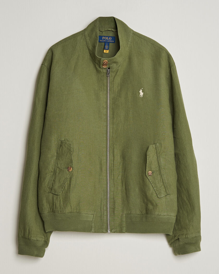 Polo Ralph Lauren Linen Herringbone Windbreaker Garden Trail - Size: S / Mens clothing