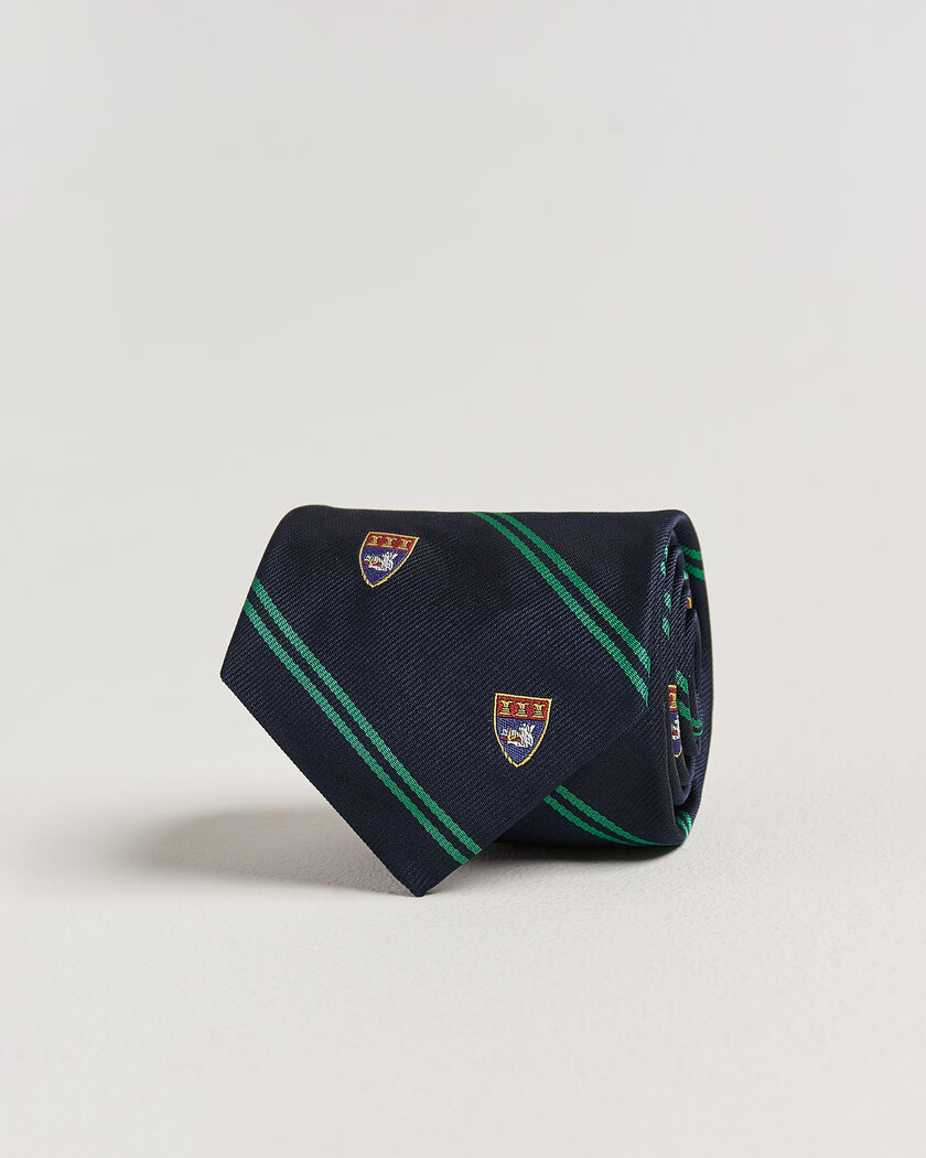 Polo Ralph Lauren Boarshead Club Tie Navy/Green – Blue