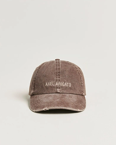 Axel Arigato AA Logo Cap Washed Brown – Brown