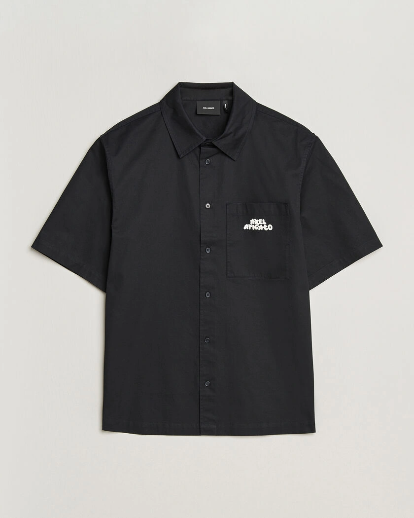 Axel Arigato Drew Short Sleeve Shirt Black – Black
