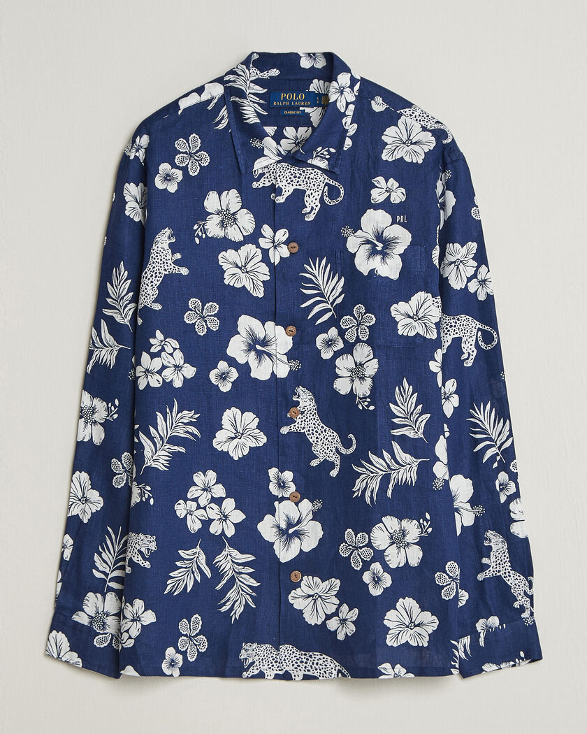 Polo Ralph Lauren Jaguar Camp Shirt Tropical – Blue